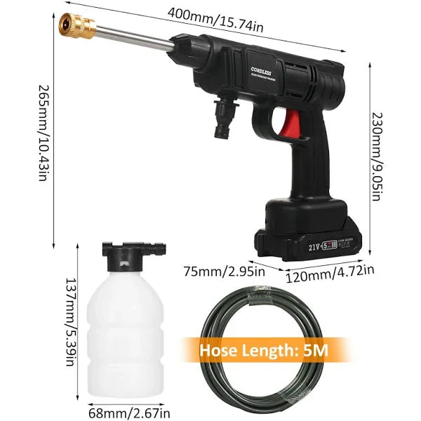 HIDROLAVADORA PORTATIL CON 2 BATERIA 48v